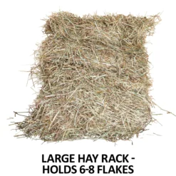 Easy-Up® Flat Wall Slow Feed Floor Hay Rack 13 Easy-Up® Flat Wall Slow Feed Floor Hay Rack -Classic Equine Shop 44243 feature d overlay