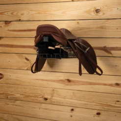 Easy-Up® Saddle Rack With Basket -Classic Equine Shop 44325 alt c