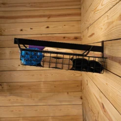 Easy-Up® Saddle Rack With Basket -Classic Equine Shop 44325 alt d