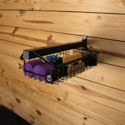 Easy-Up® Saddle Rack With Basket -Classic Equine Shop 44325 alt e