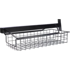 Easy-Up® Saddle Rack With Basket -Classic Equine Shop 44325 black